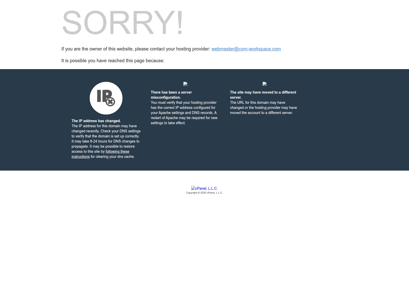 Screenshot of com-workspace.com