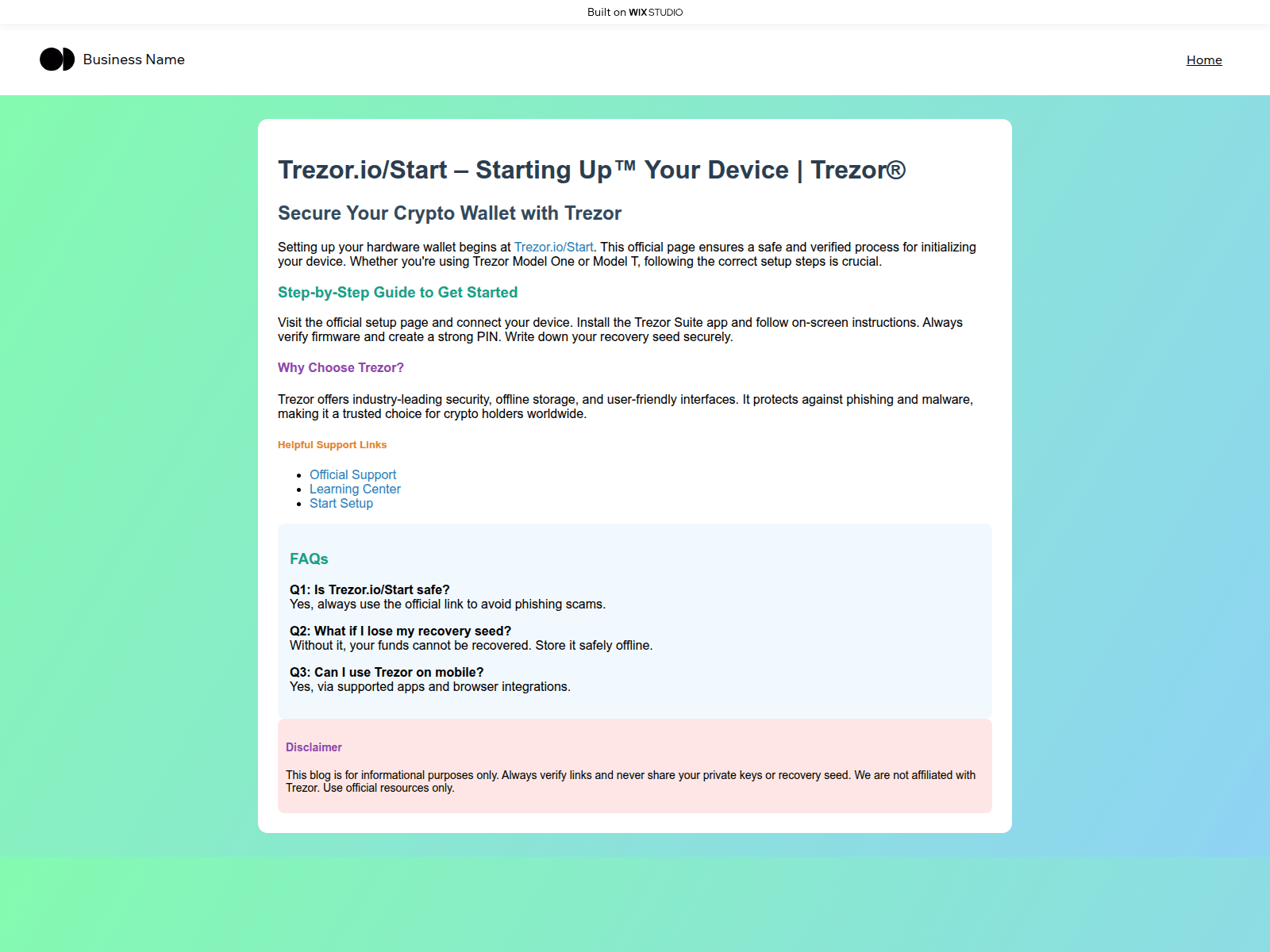 Screenshot of en-global-home-pages.wixstudio.com