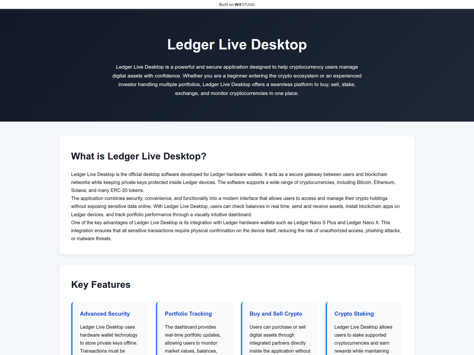 Screenshot of servers-desktops.wixstudio.com