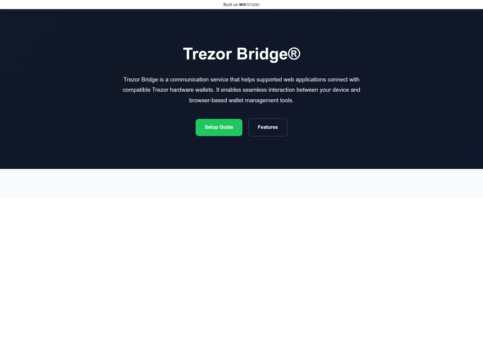 Screenshot of bridge-globalcdn.wixstudio.com
