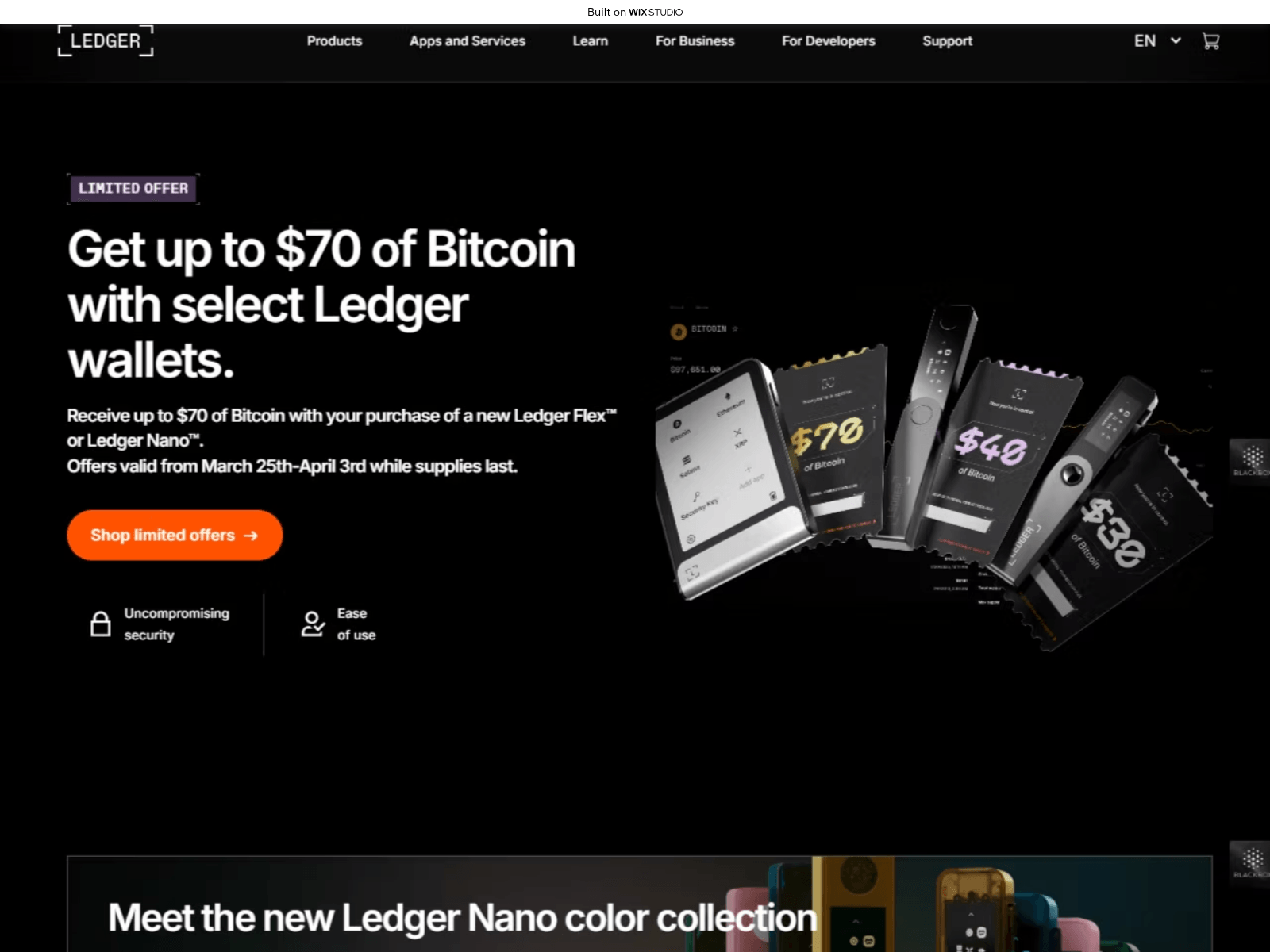 Screenshot of desktop-applives.wixstudio.com