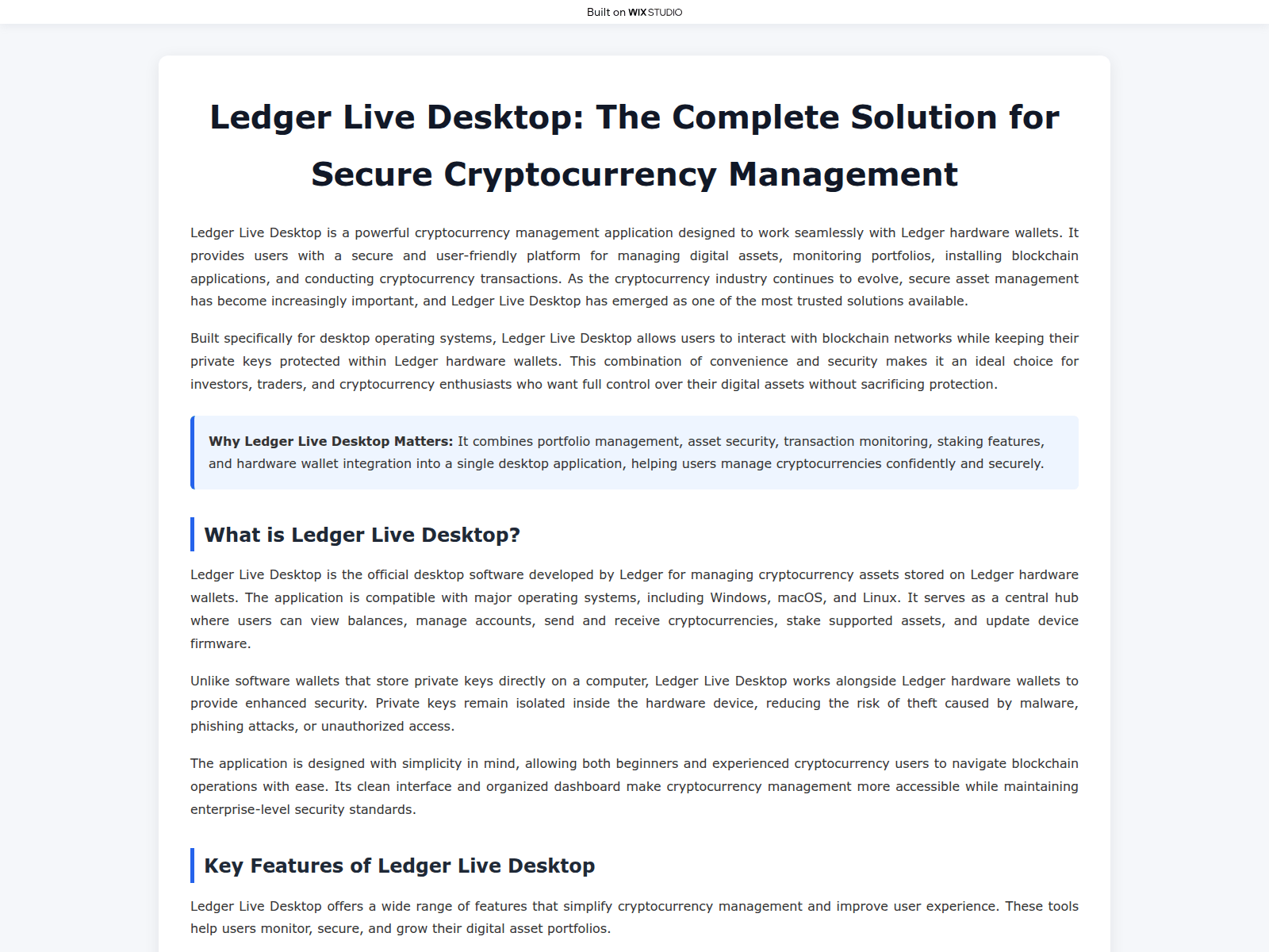 Screenshot of nav-ledgorsso.wixstudio.com