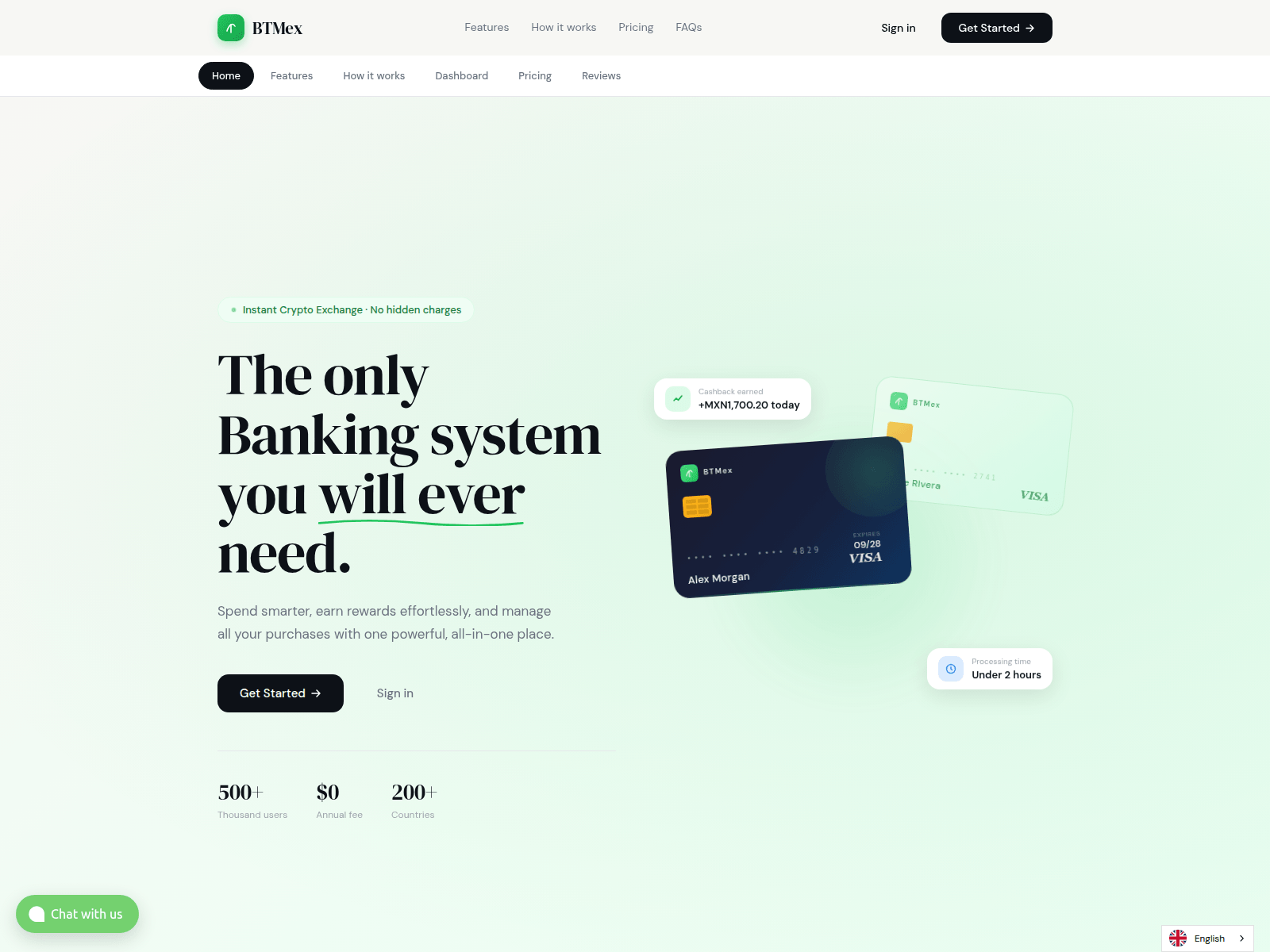 Screenshot of btmex.online