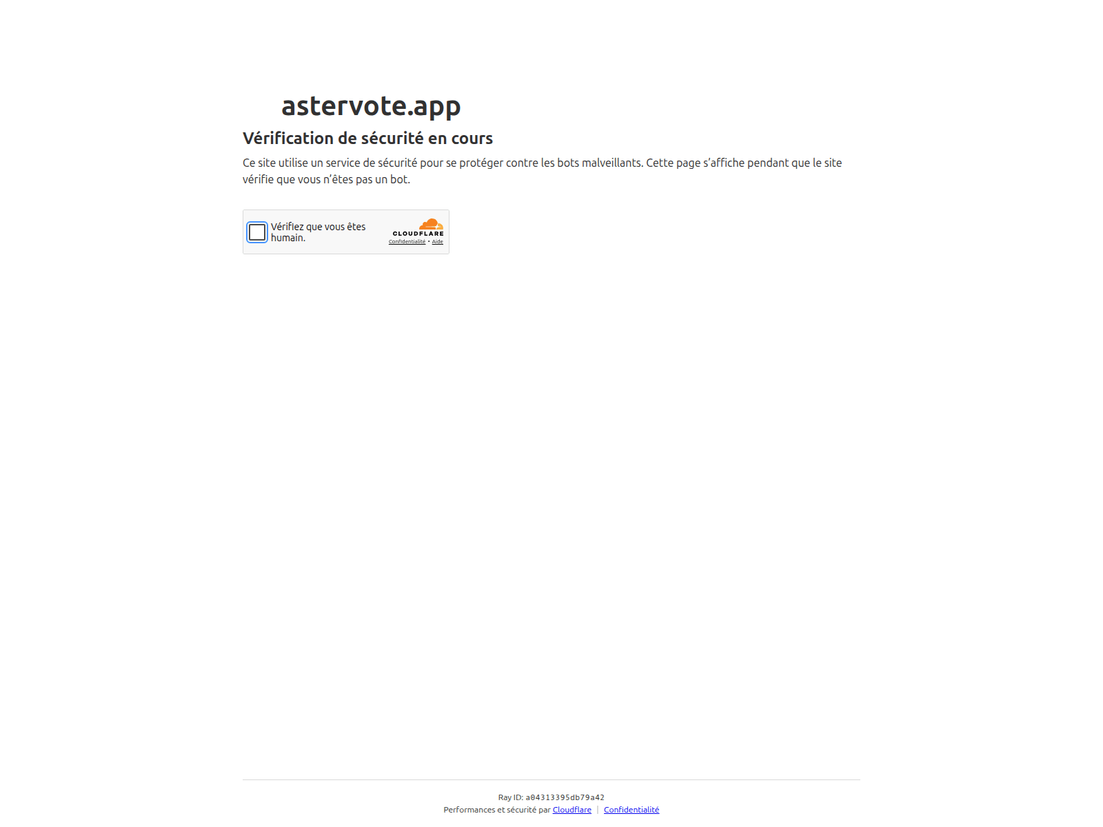 Screenshot of astervote.app