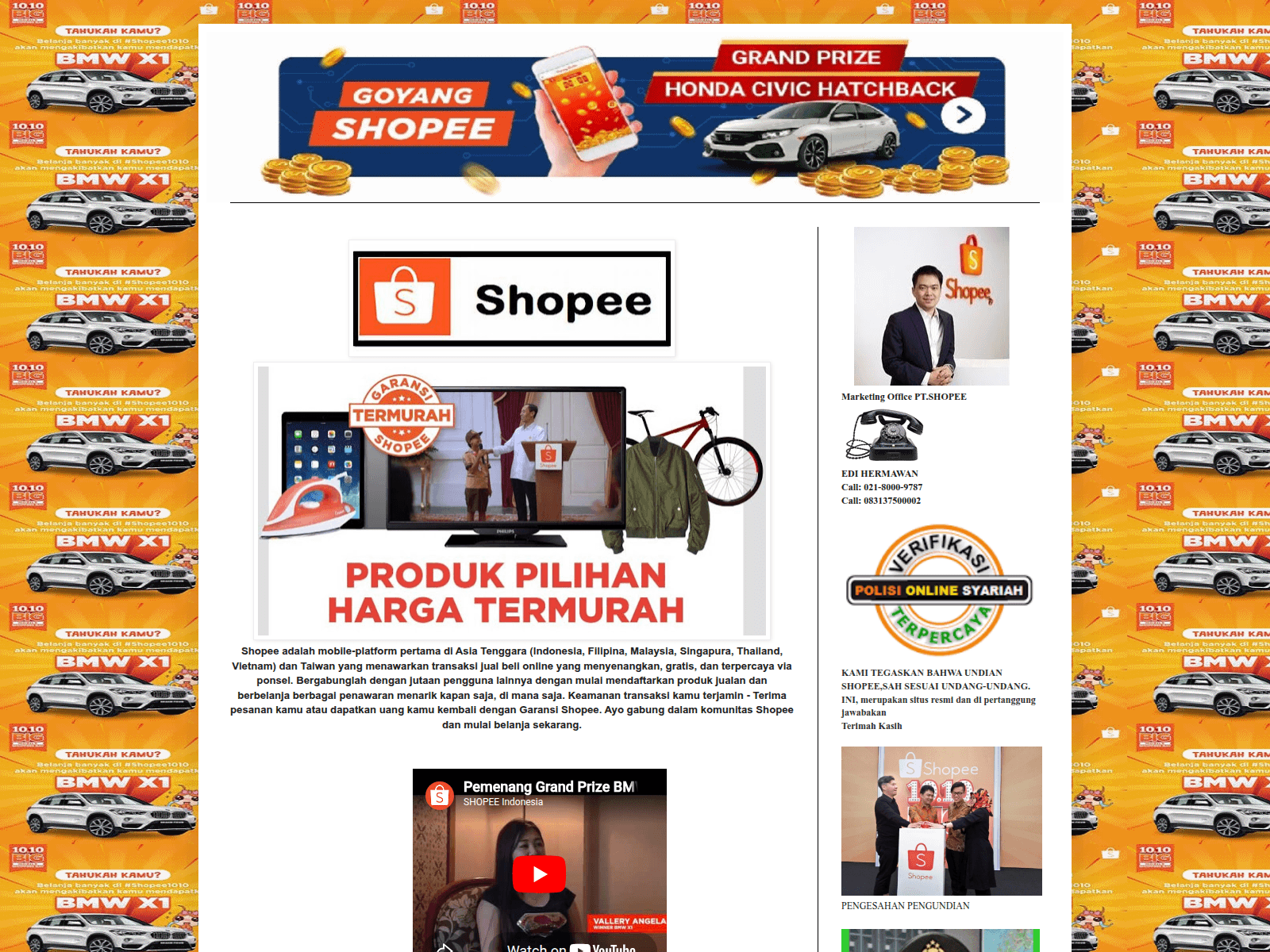 Screenshot of pt-shopee0002.blogspot.com