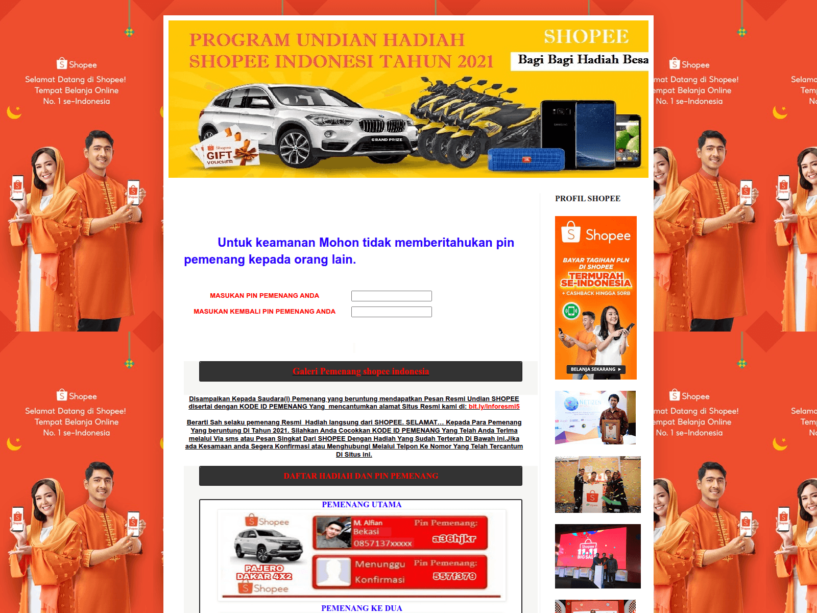 Screenshot of inforesmi555.blogspot.com