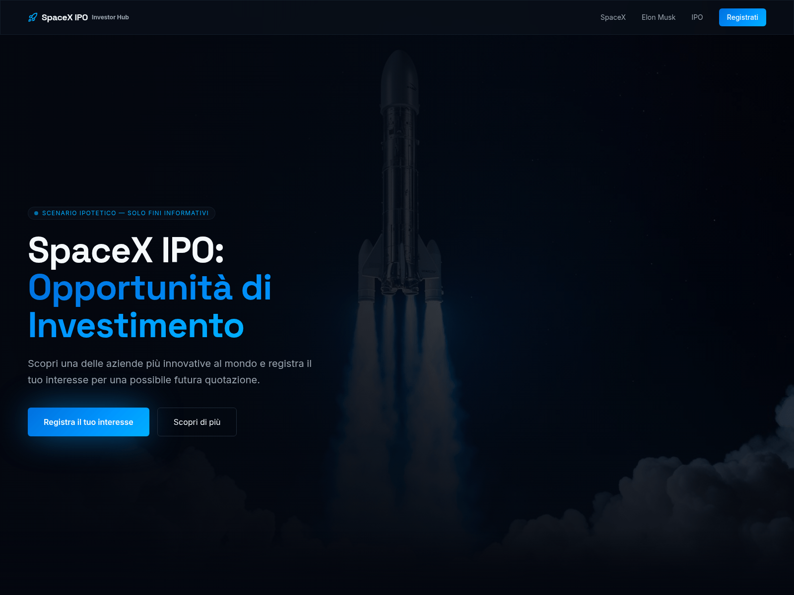 Screenshot of space-x.capital