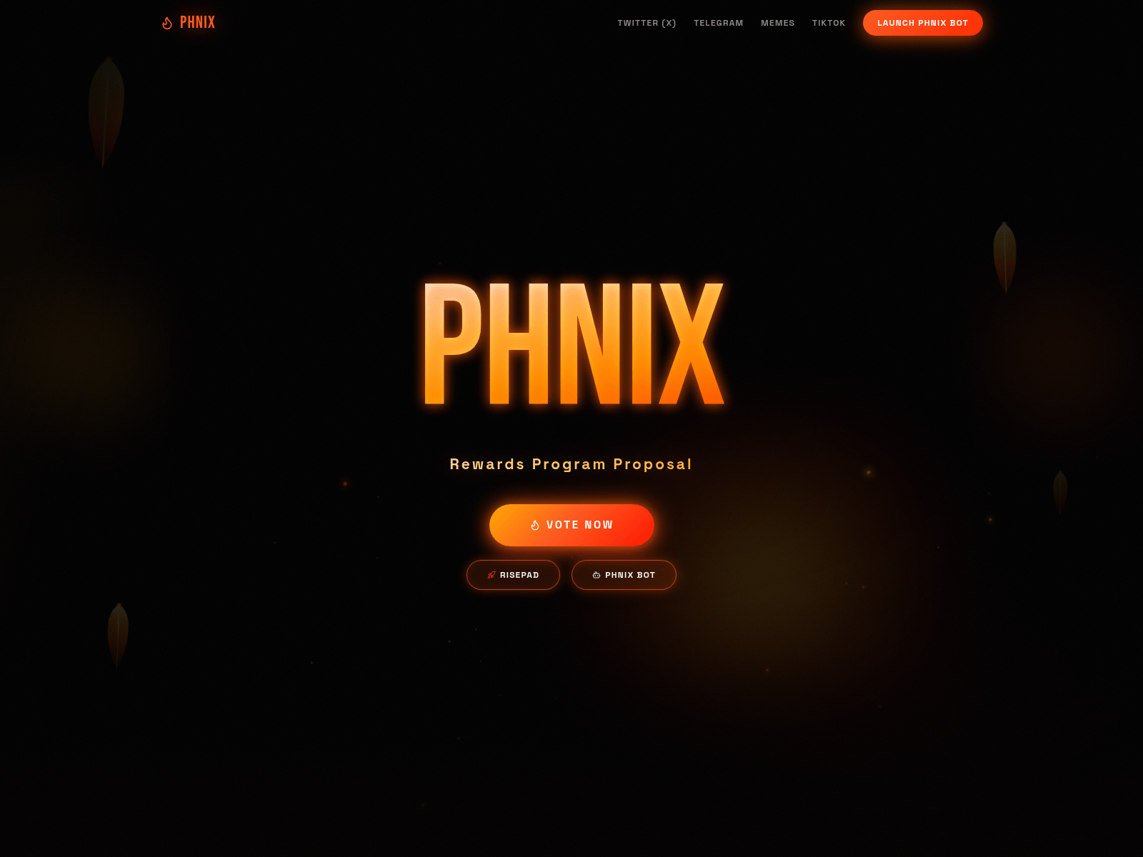 Screenshot of vote-phnix.app