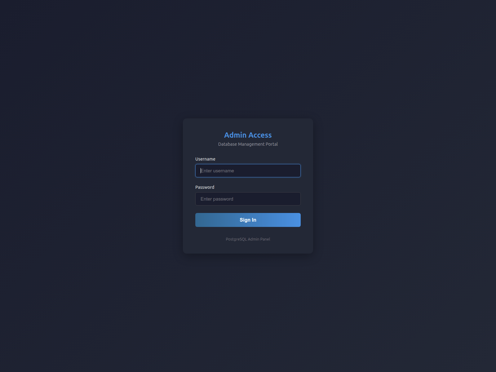 Screenshot of postgres.click