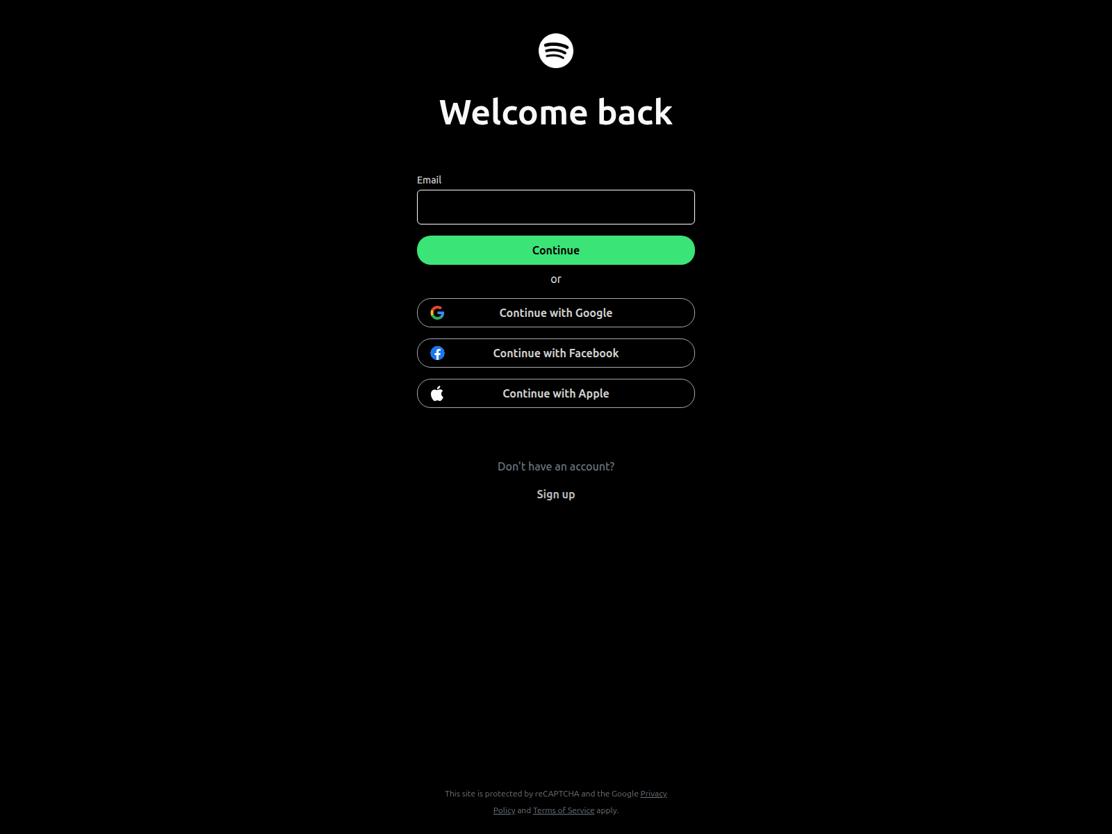 Screenshot of my-spotifymembership.dynv6.net