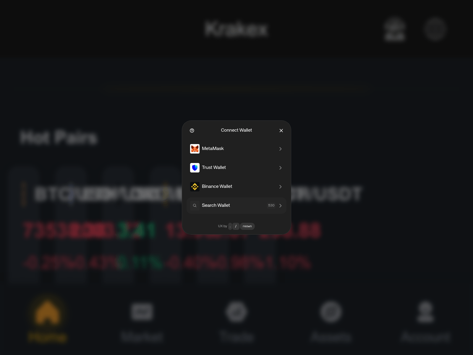 Screenshot of krakexx.com