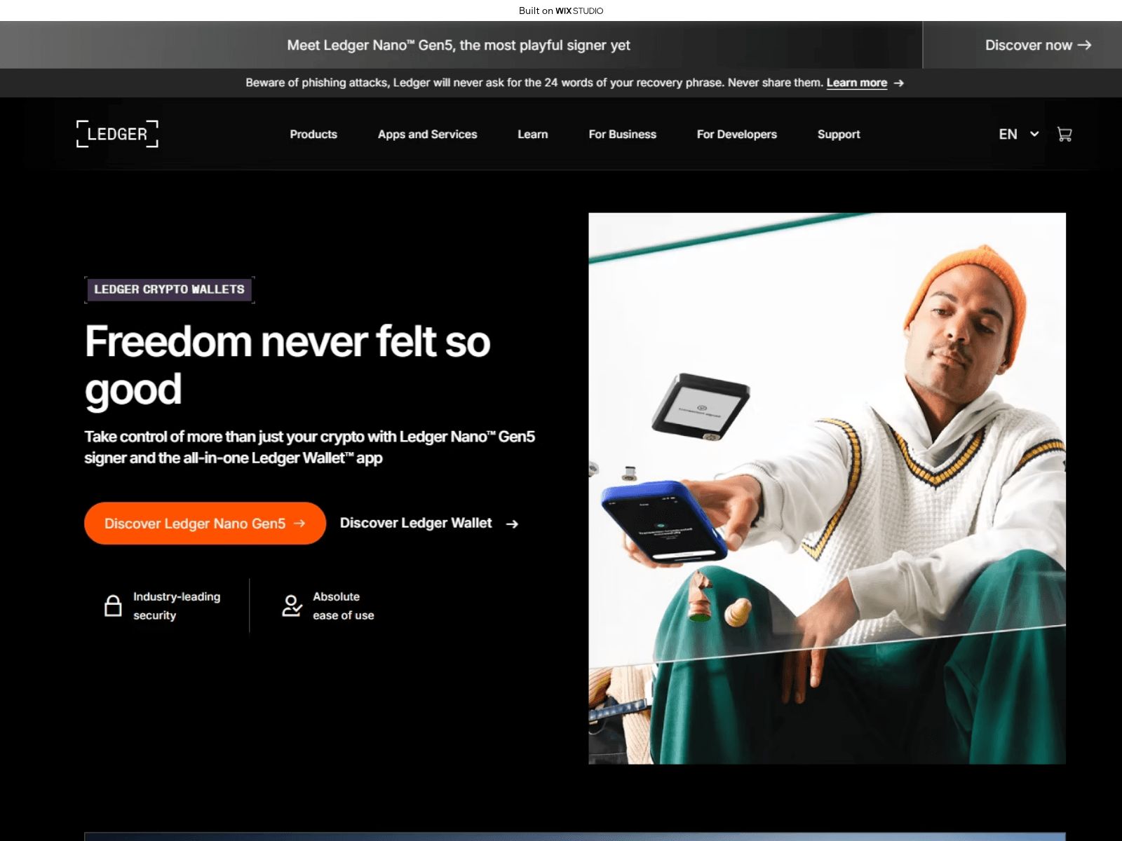 Screenshot of ldagr-livesafe.wixstudio.com