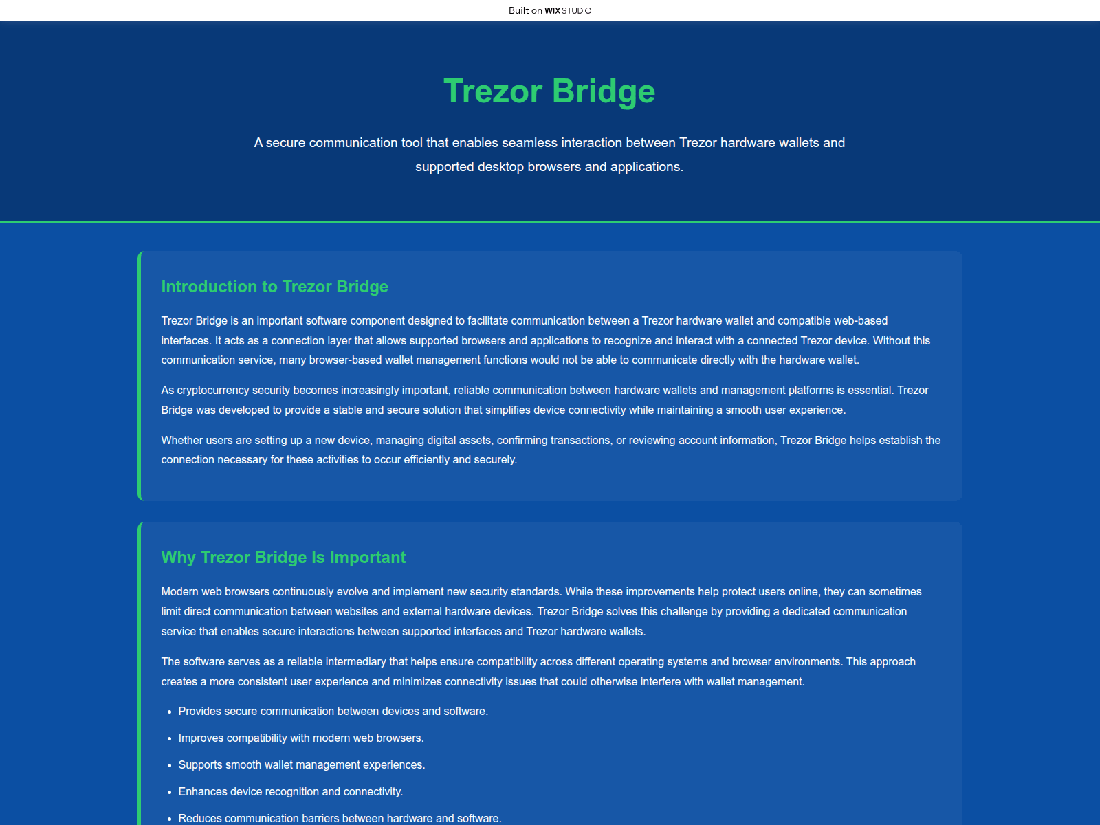 Screenshot of powerful-bridge.wixstudio.com
