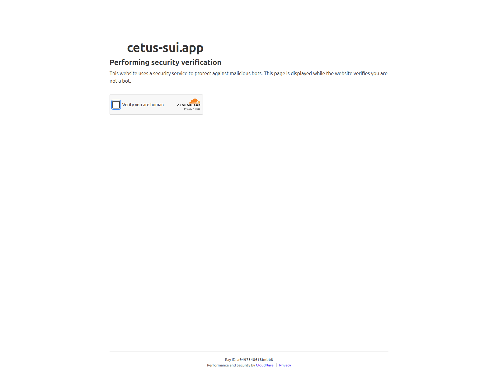Screenshot of cetus-sui.app