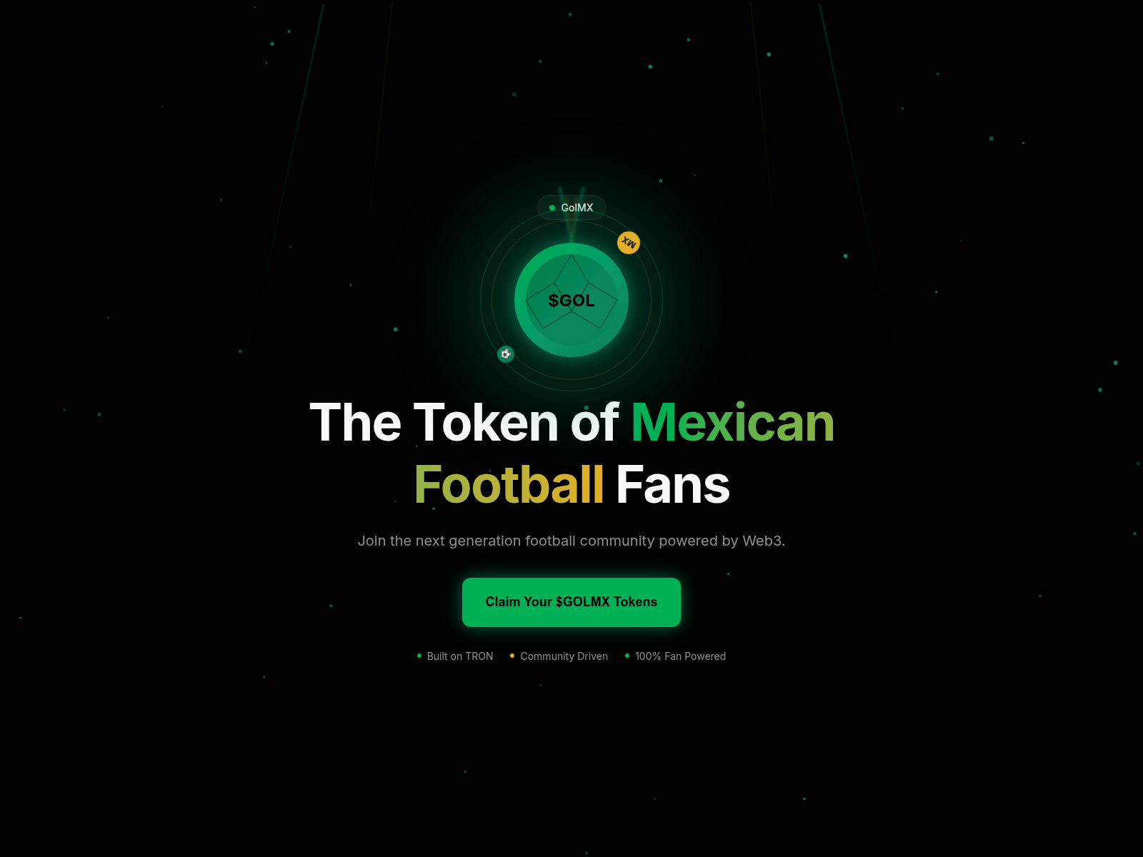 Screenshot of golmx.app