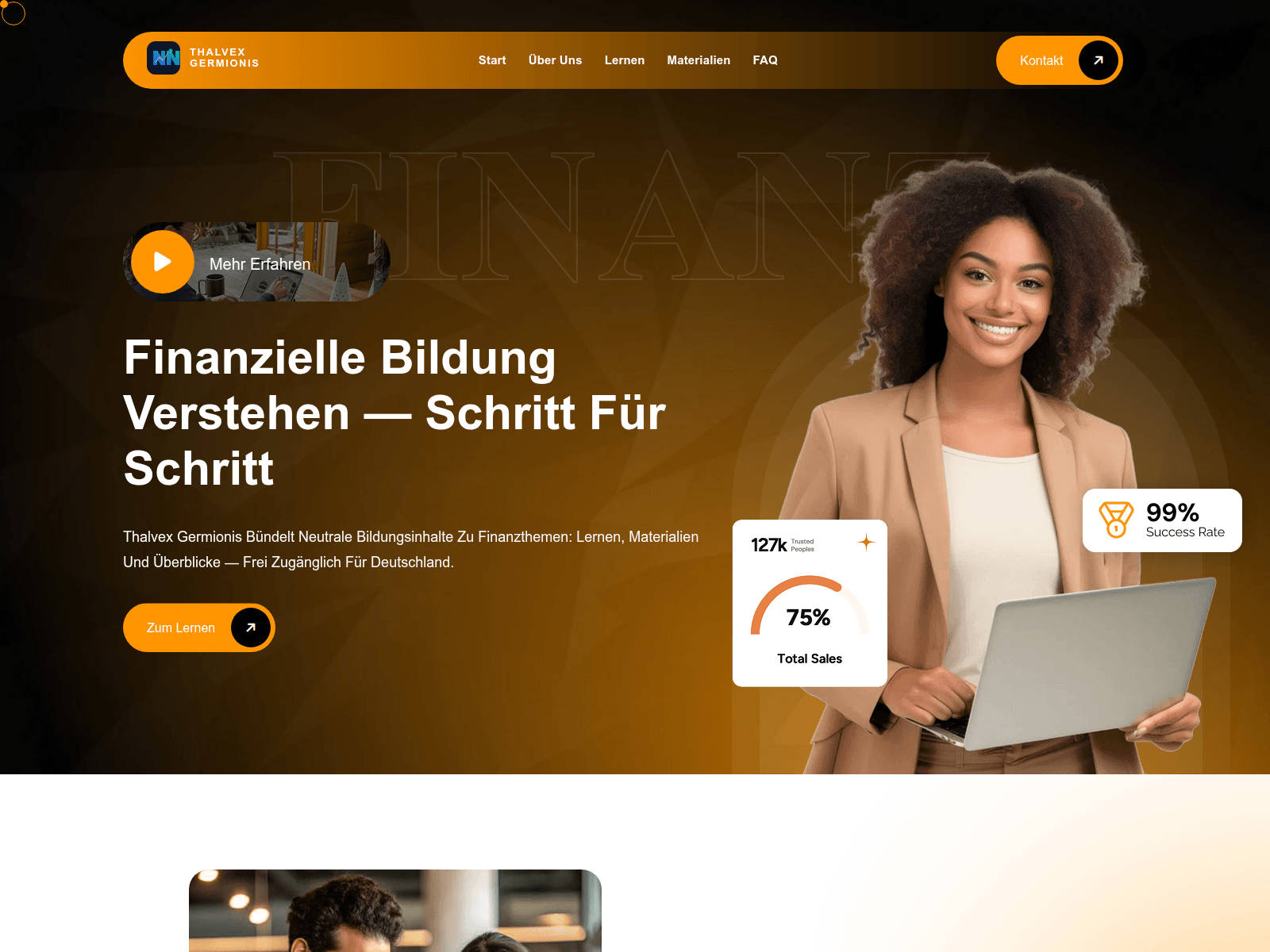Screenshot of thalvexgermionis.com