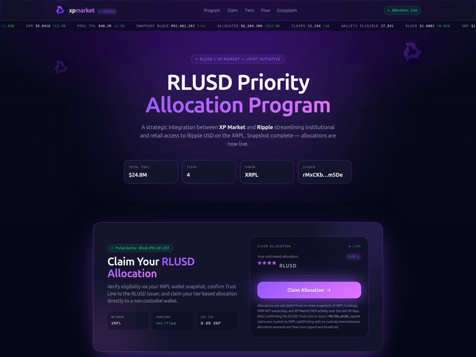 Screenshot of xpmrlusd.com