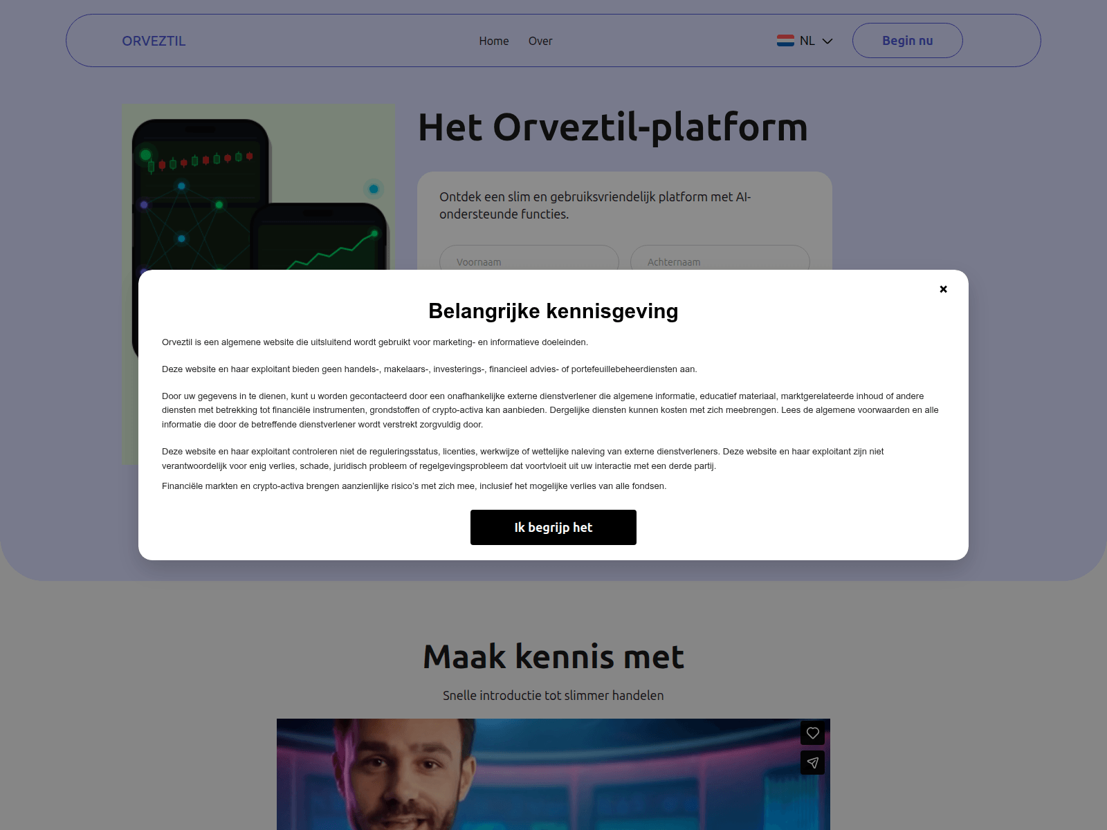 Screenshot of orveztil-nl.live