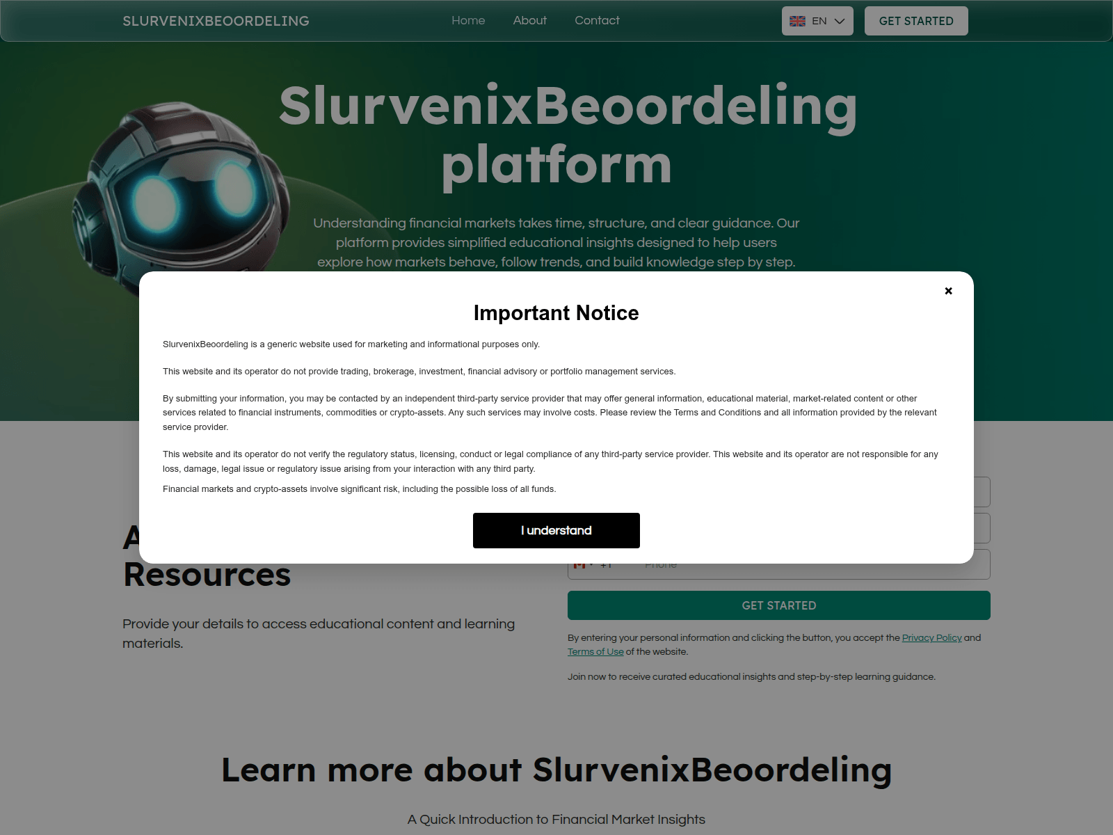 Screenshot of slurvenixbeoordeling.live