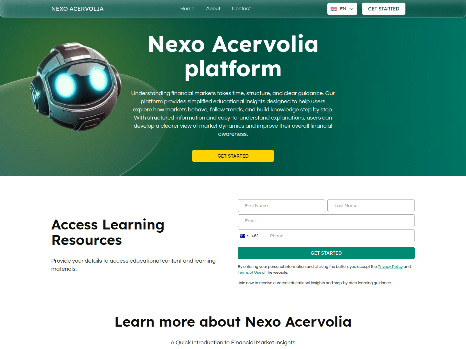 Screenshot of nexoacervolia.live