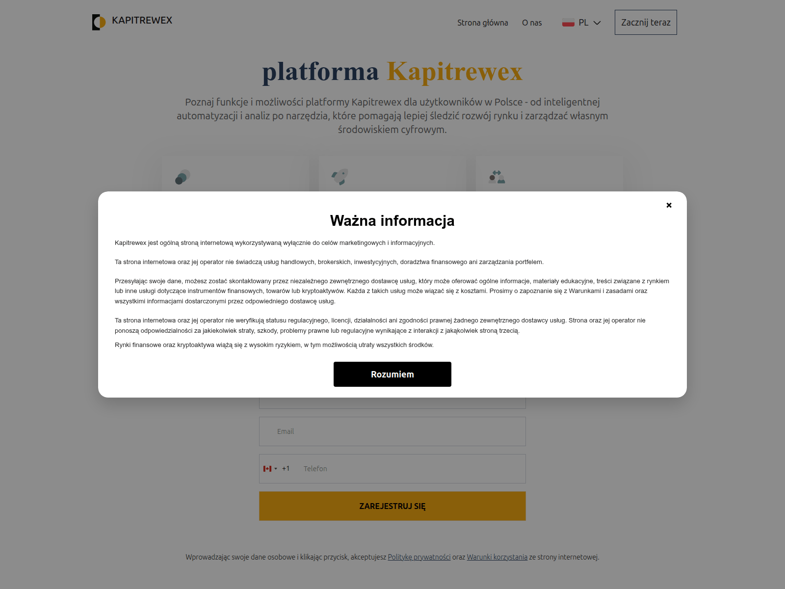 Screenshot of kapitrewex-ai.live