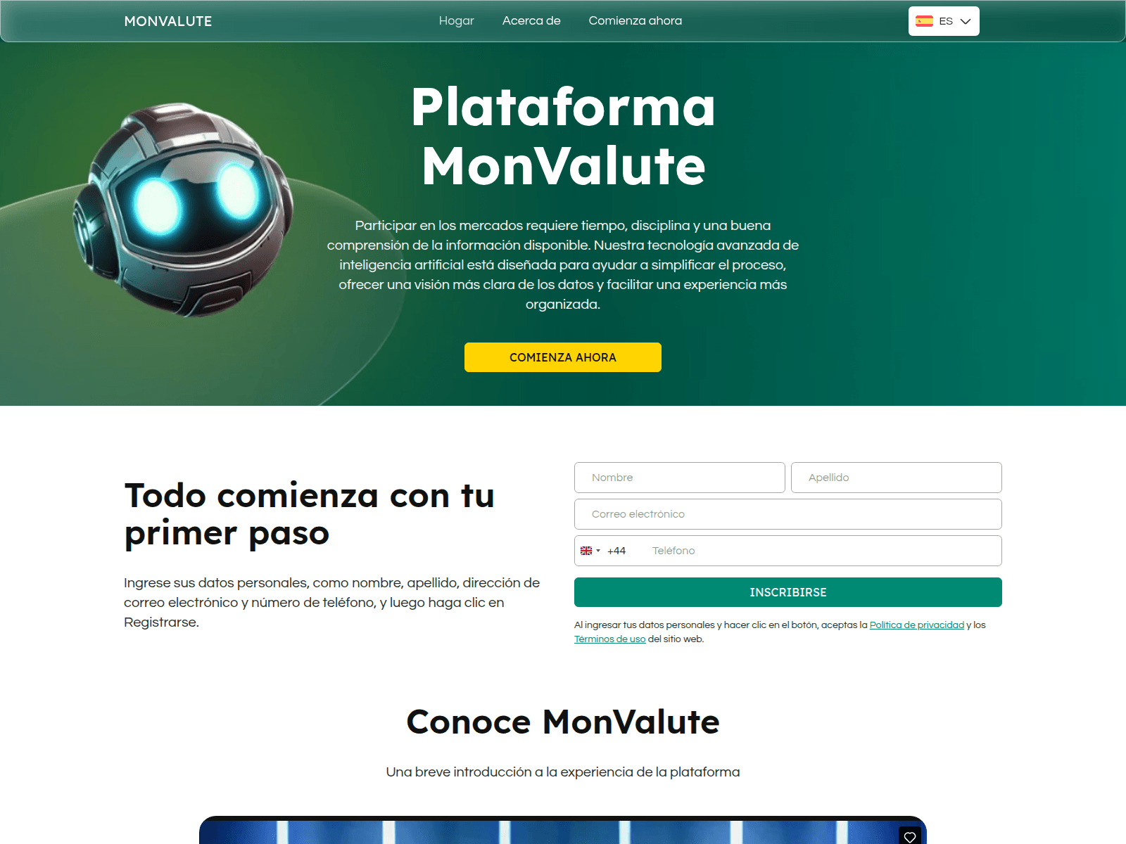 Screenshot of monvalute-es.live