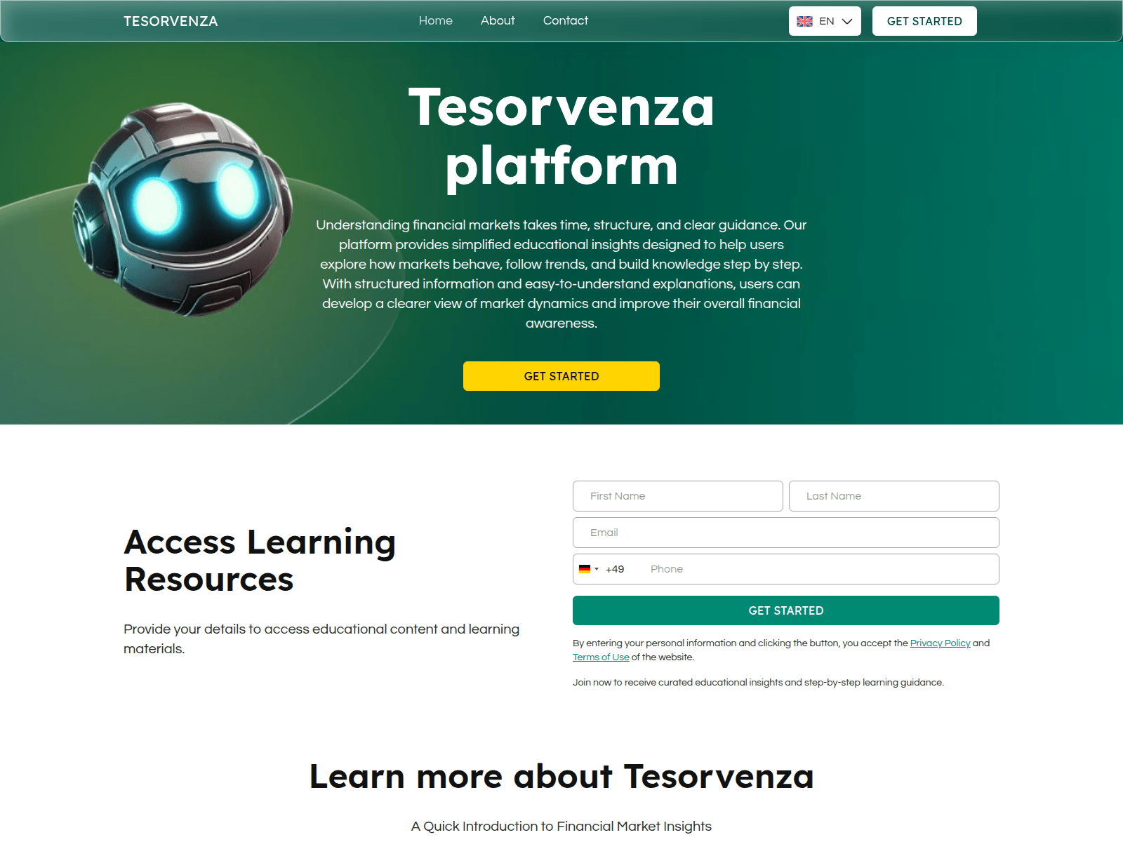 Screenshot of tesorvenza.live