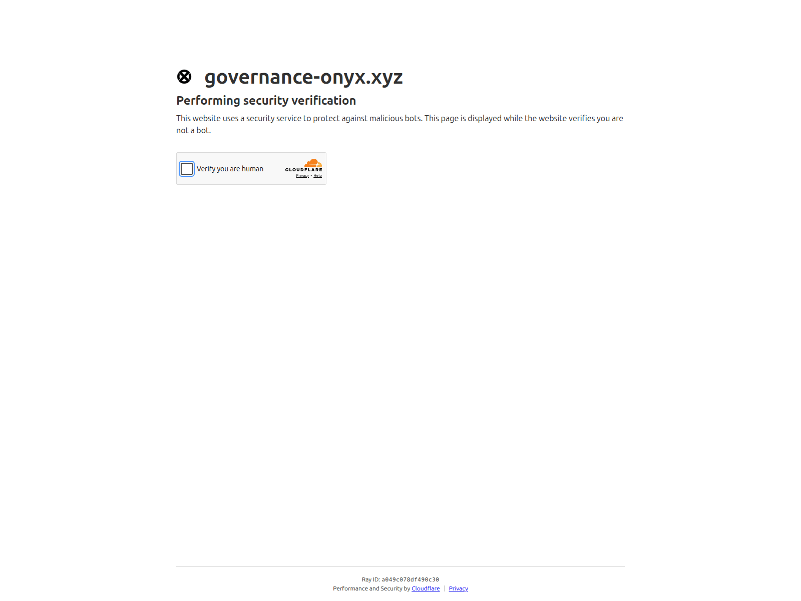 Screenshot of governance-onyx.xyz