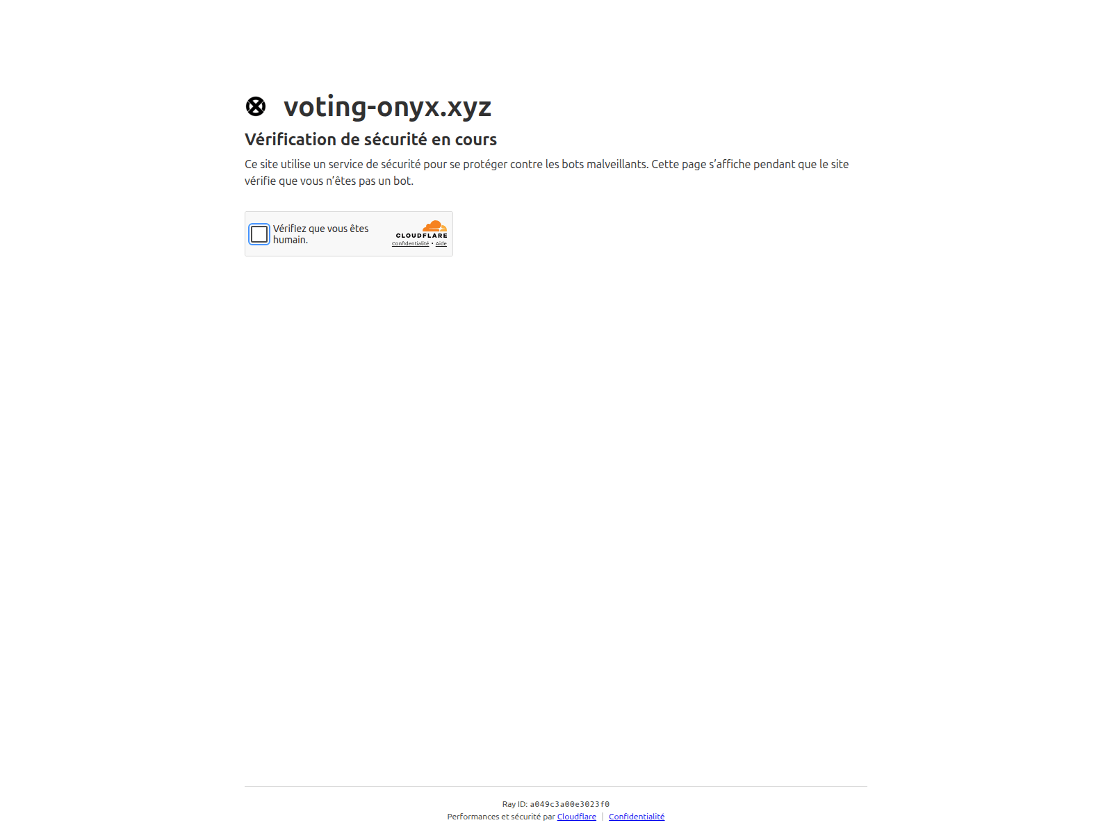 Screenshot of voting-onyx.xyz