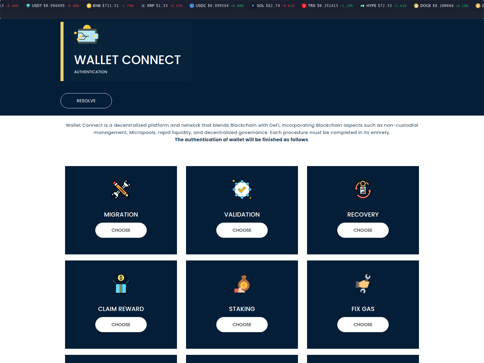 Screenshot of newdapp-swap.netlify.app