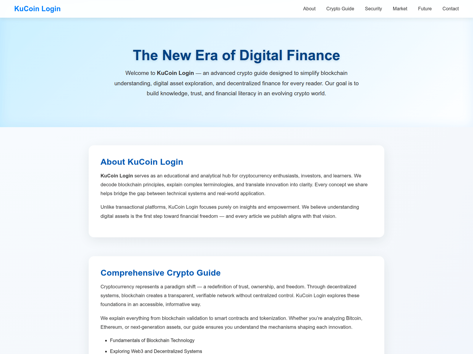 Screenshot of faq-kucoicom-eng.pages.dev
