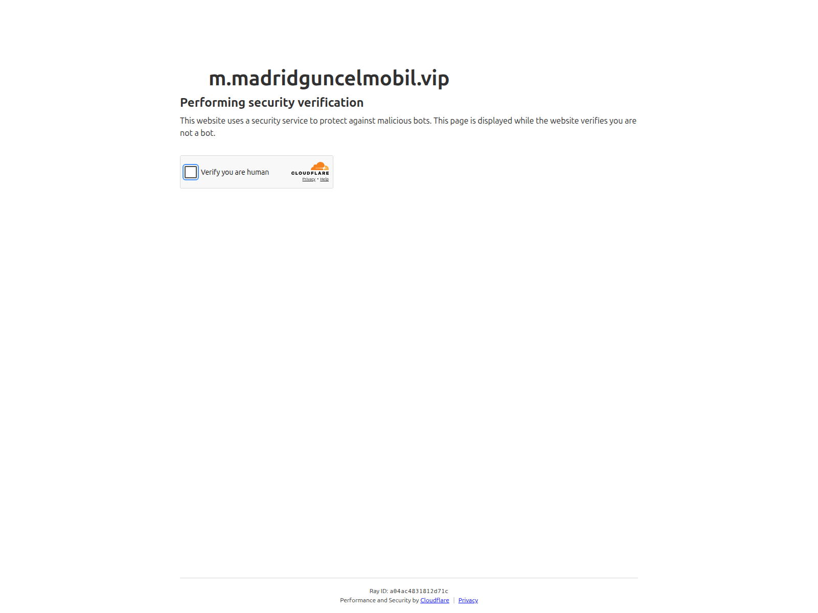 Screenshot of m.madridguncelmobil.vip