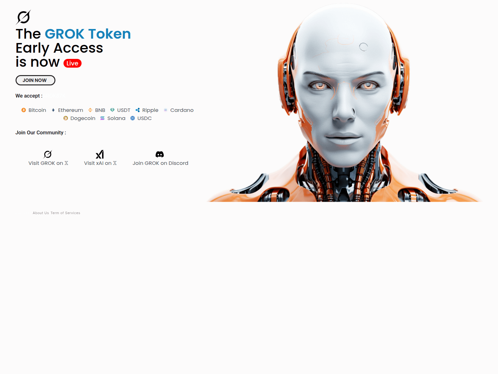 Screenshot of grok87k.org