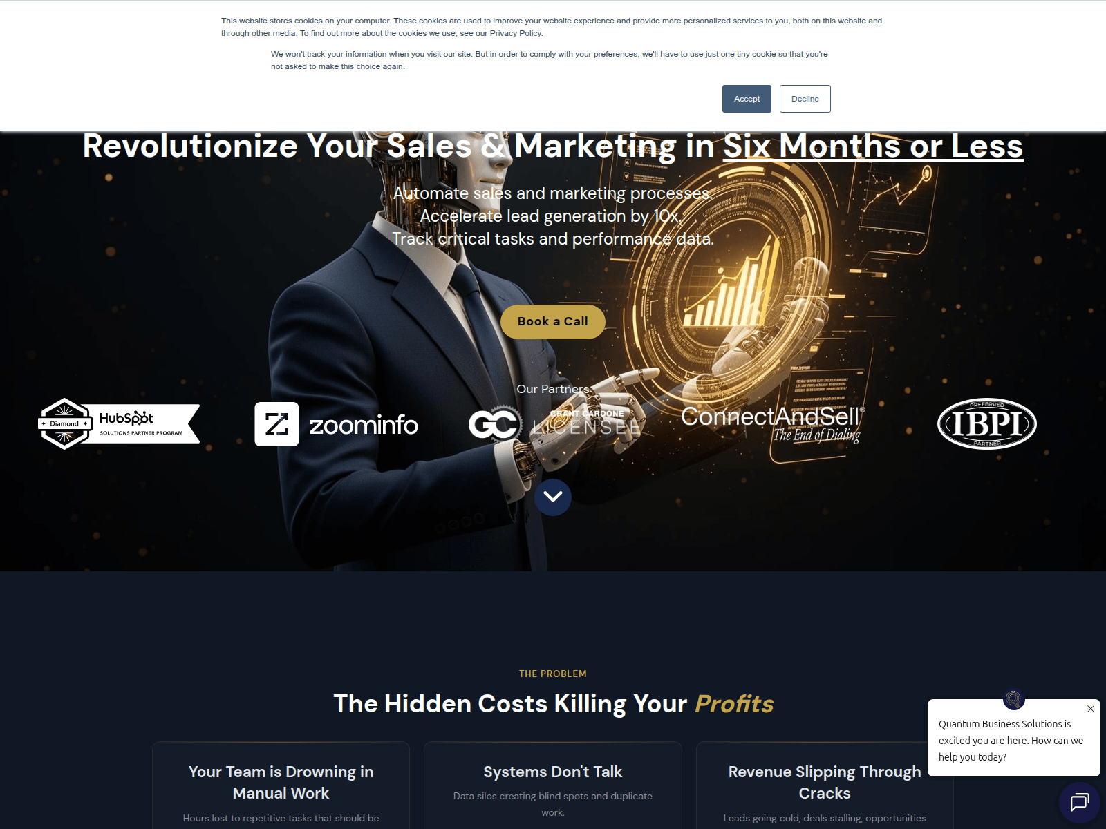 Screenshot of thinkzoominfo.com