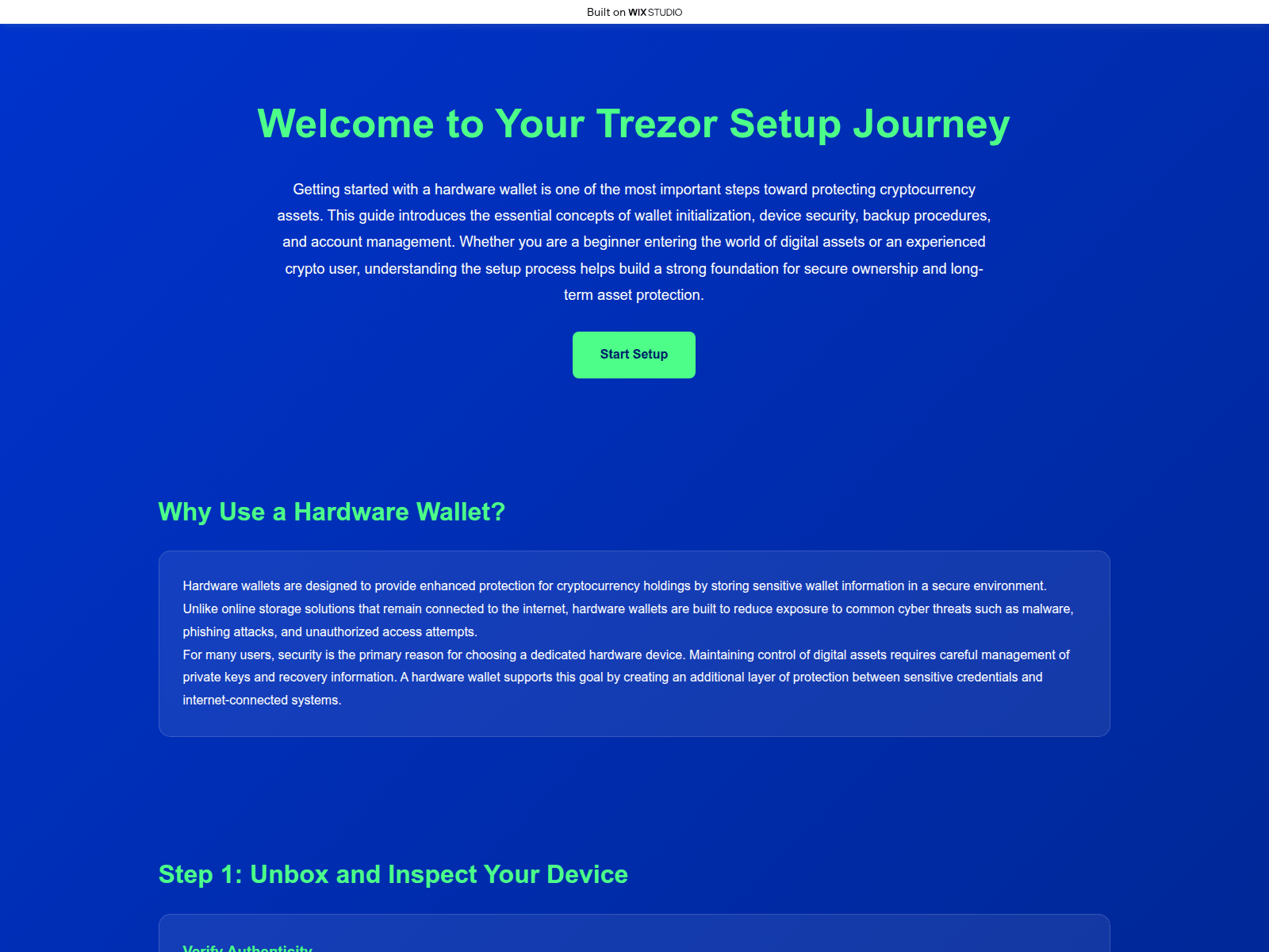Screenshot of core-trzor.wixstudio.com