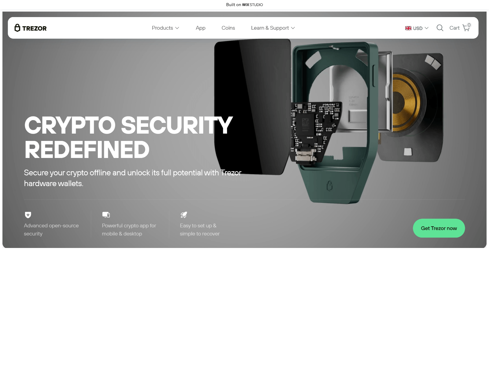 Screenshot of treziocdn-appstartd.wixstudio.com
