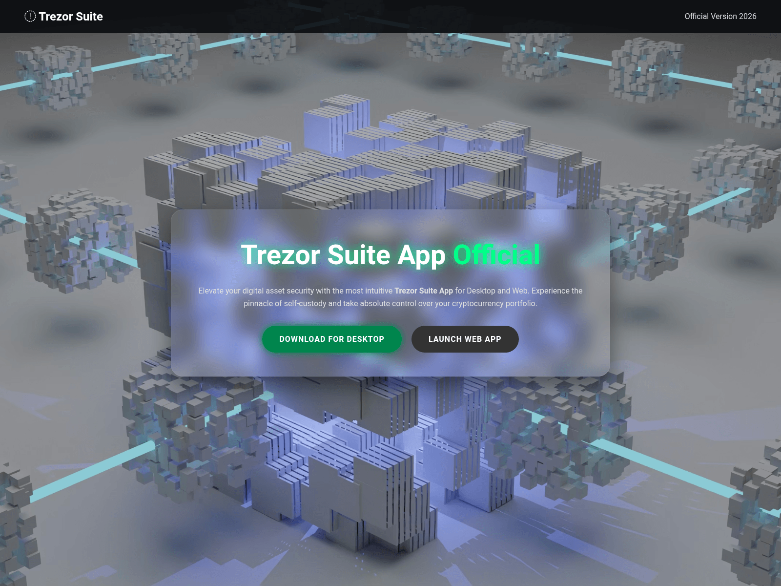 Screenshot of trezor-suitte-app.wasmer.app