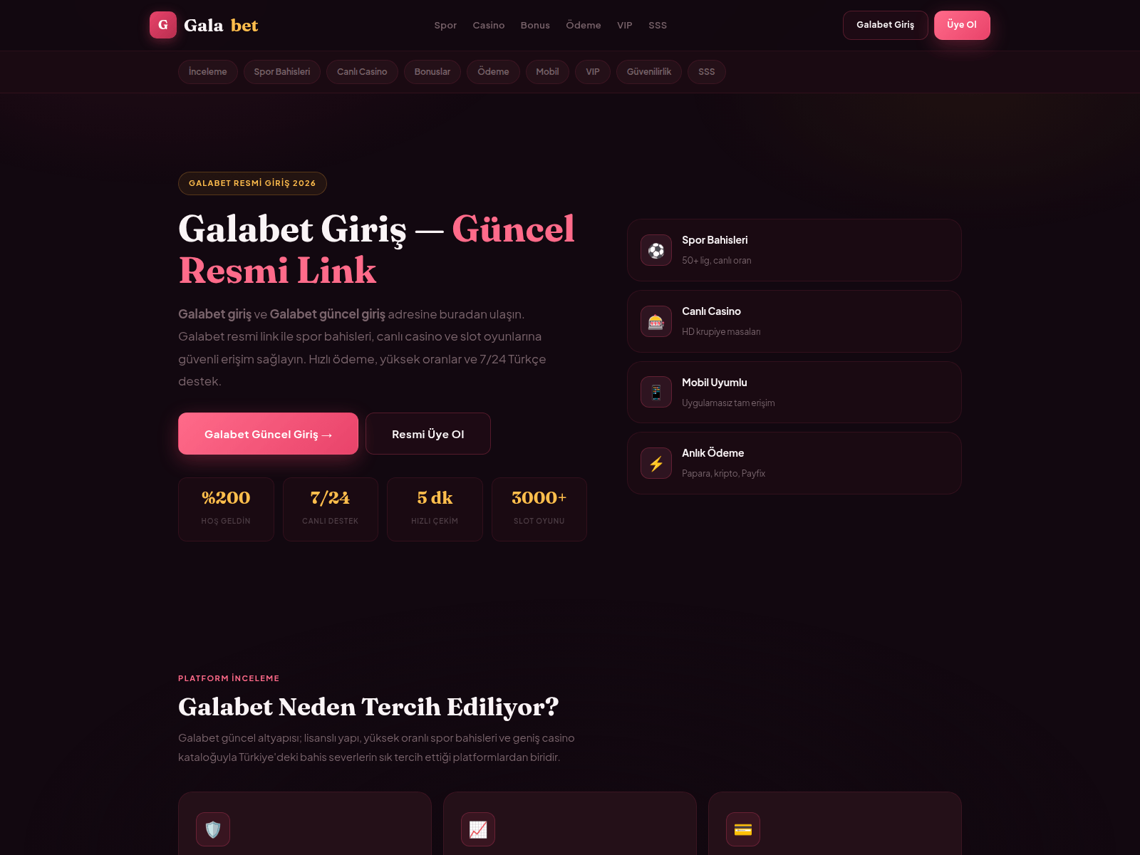 Screenshot of tr.galabet-haziran.icu