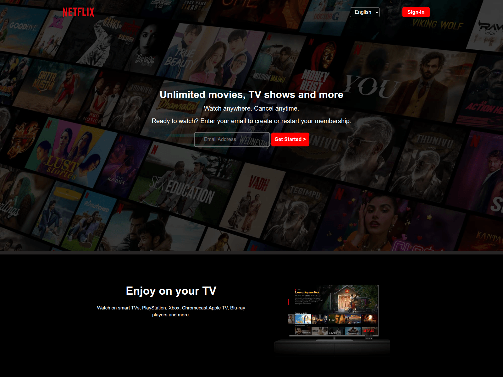 Screenshot of adarsh405.github.io