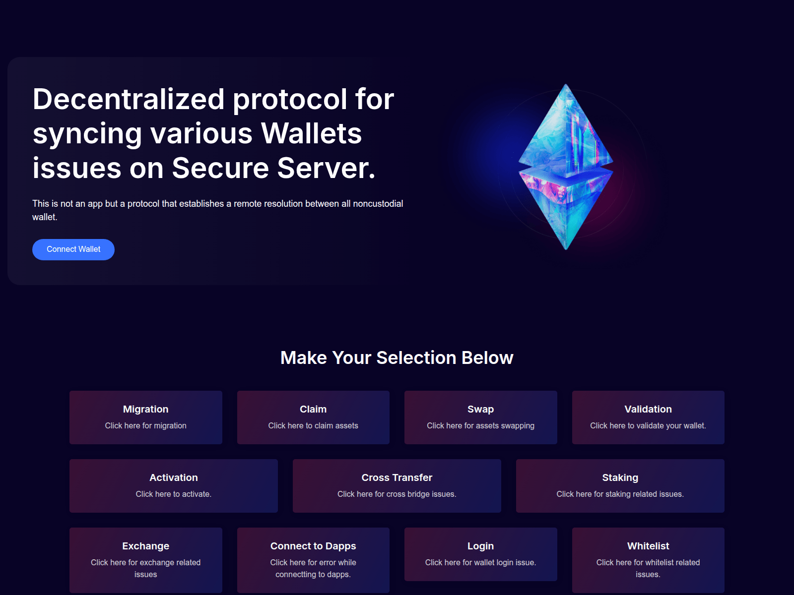 Screenshot of fewsecureveredapp.pages.dev