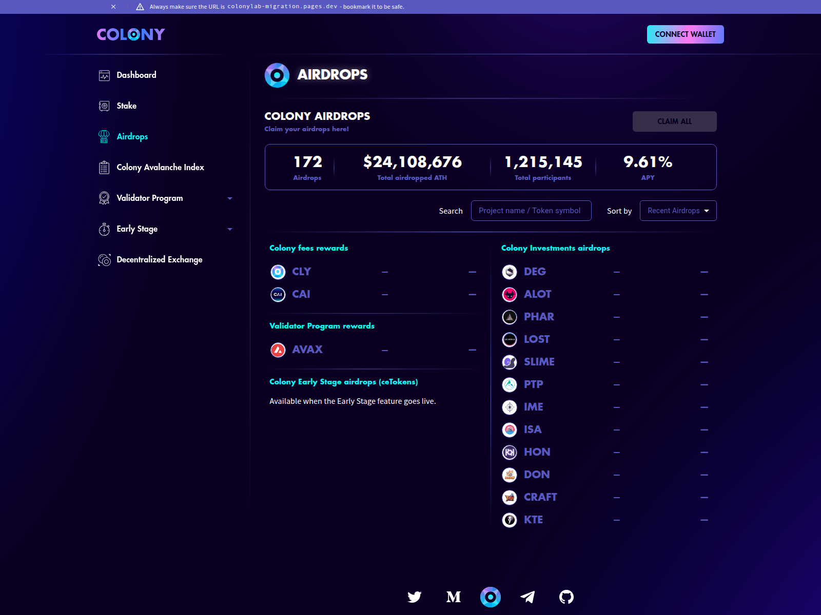 Screenshot of appcolonylab-migration.pages.dev