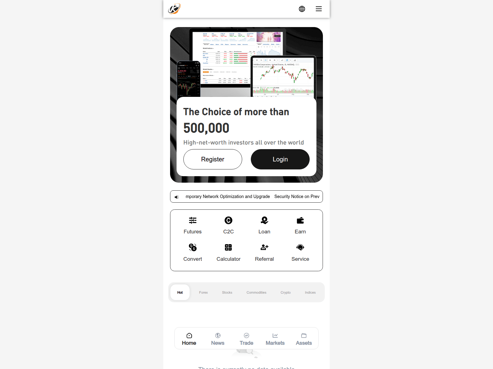 Screenshot of keeta.international