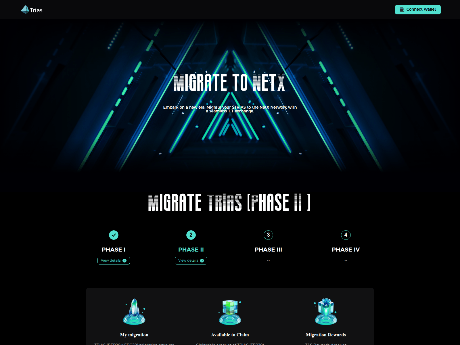 Screenshot of triasone-migrationone.pages.dev