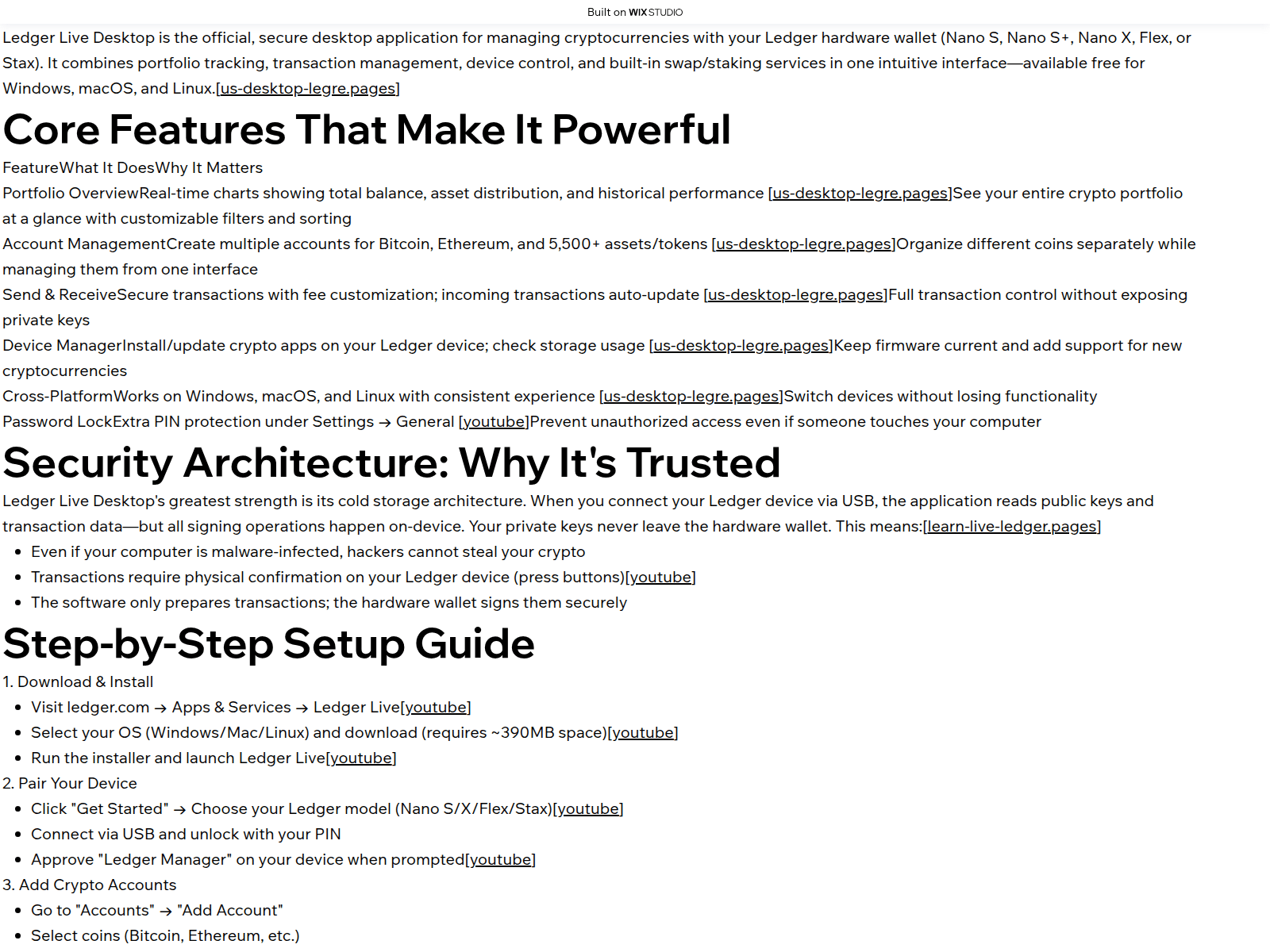 Screenshot of livelogen.wixstudio.com