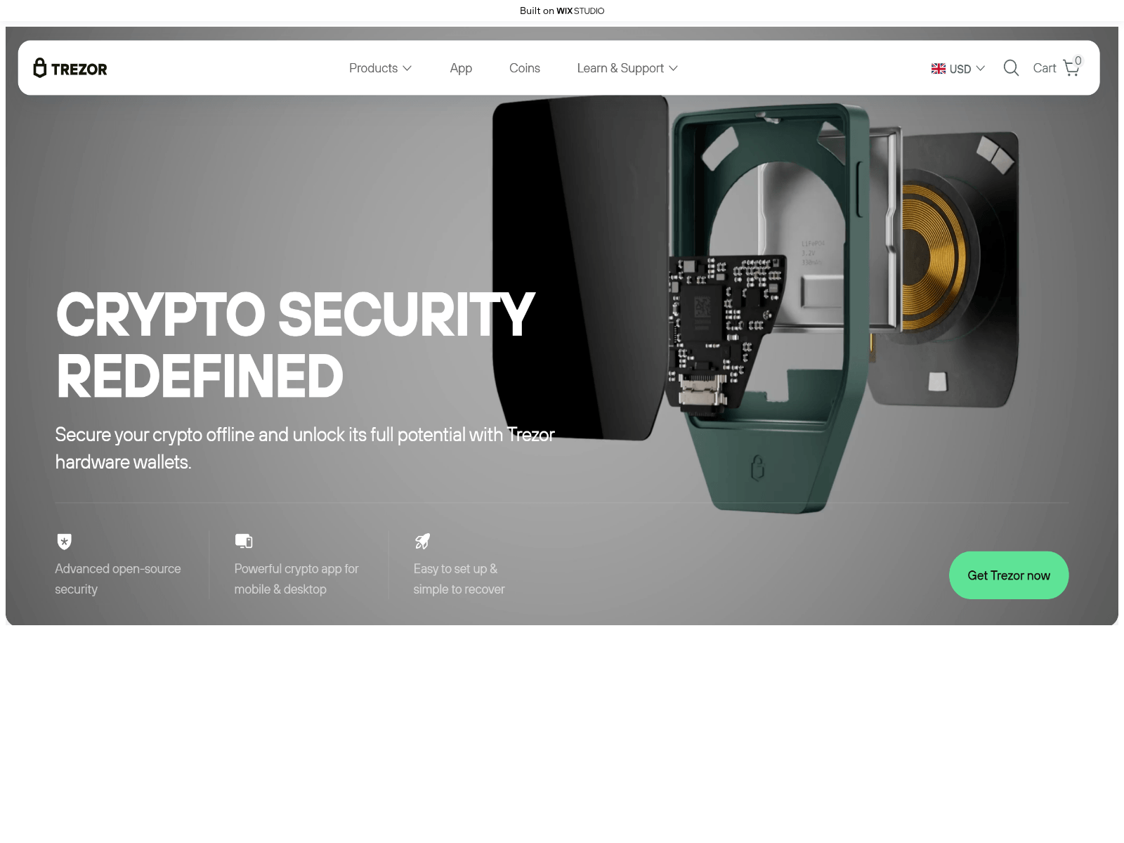 Screenshot of homepage-trexorcdn.wixstudio.com