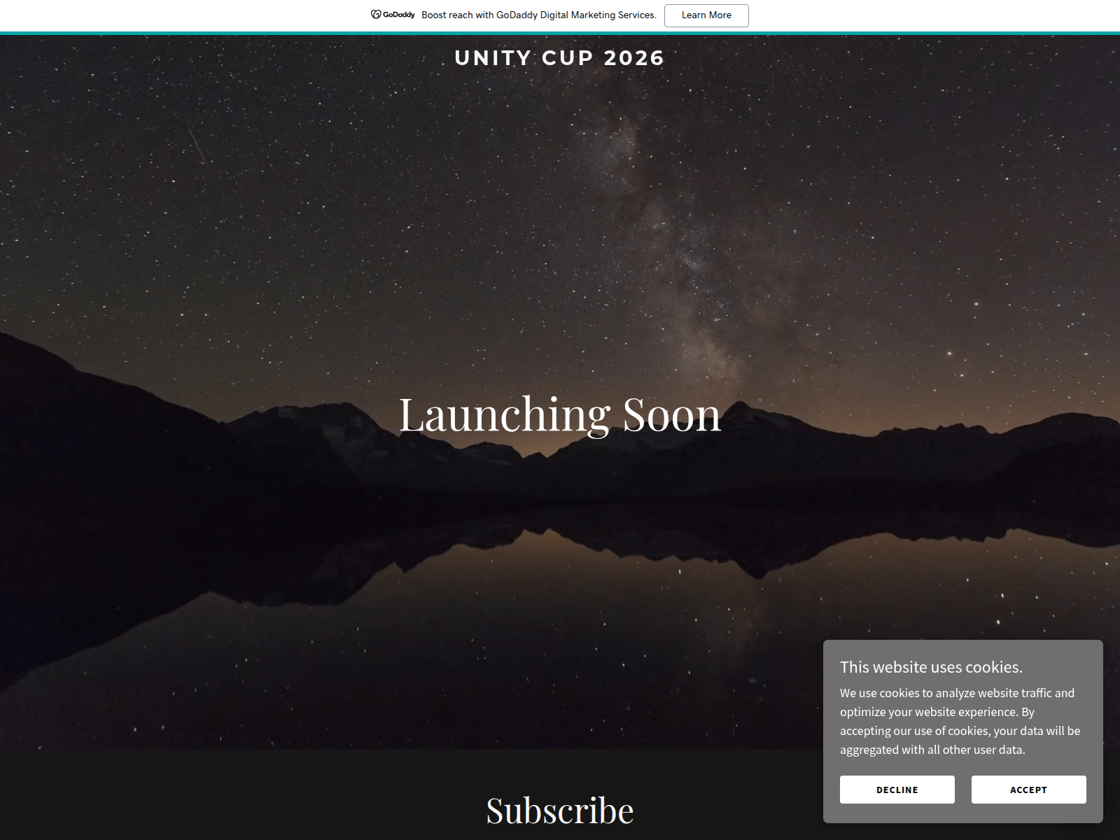 Screenshot of unitycup2026.com