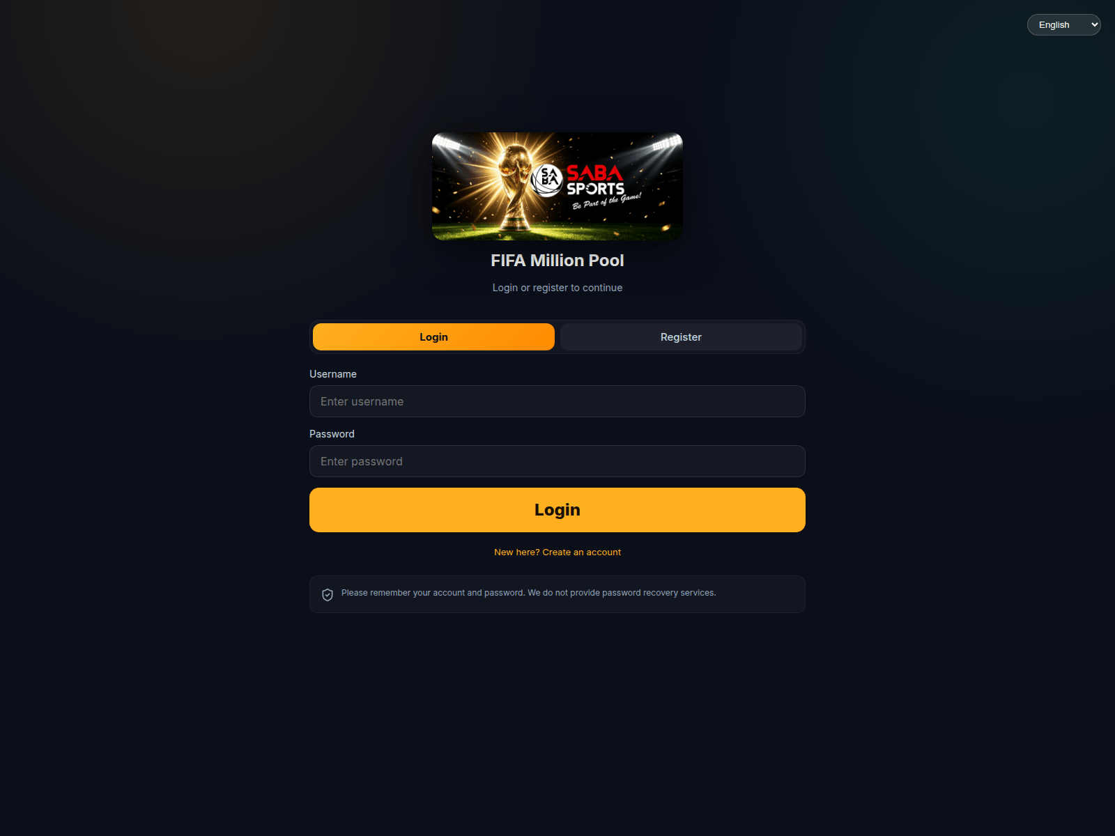 Screenshot of fifa-tickets.vip