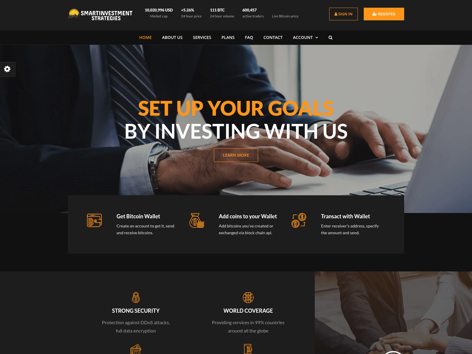 Screenshot of smartinveststratltd.com