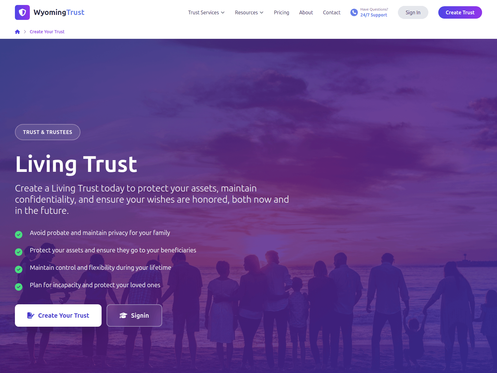 Screenshot of wyomingtrustfund.com