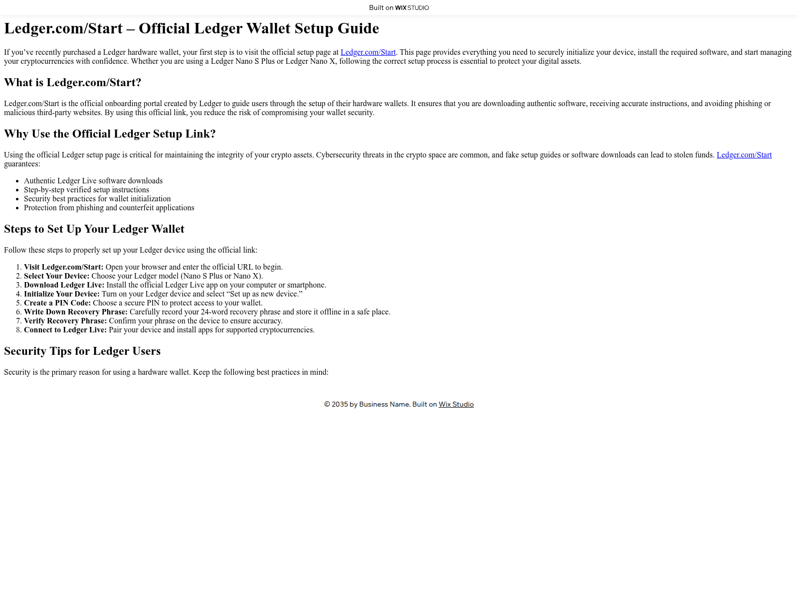 Screenshot of feqledgrcom.wixstudio.com